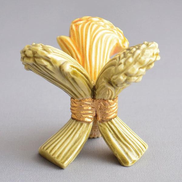 蓋置 茶道具 今岡三四郎 作 稲束蓋置 : 茶道具専門店 (有)菊池商店