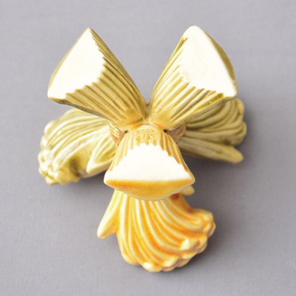 今岡三四郎 造 金彩 菊 蓋置 共箱 共布 茶道具 今岡三四郎 造 金彩 菊