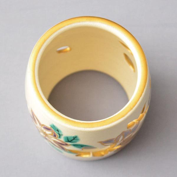 蓋置 茶道具 手塚桐鳳 作 仁清写鉄線透蓋置 : 茶道具専門店 (有)菊池