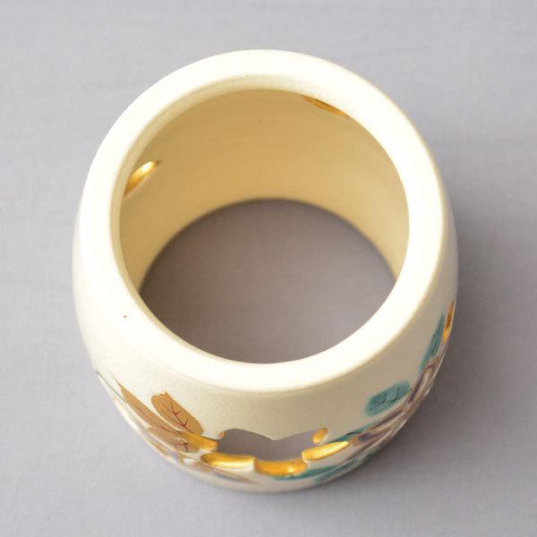 茶道具、蓋置、仁清写青海波、手塚充作、はな6番 茶道具、蓋置、仁清写青海波、手塚充作、はな6番