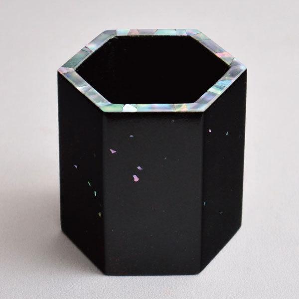 清水誉史雄 作 漆 螺鈿 中皿 取り皿 5客 清水誉史雄 作 漆 螺鈿 中皿