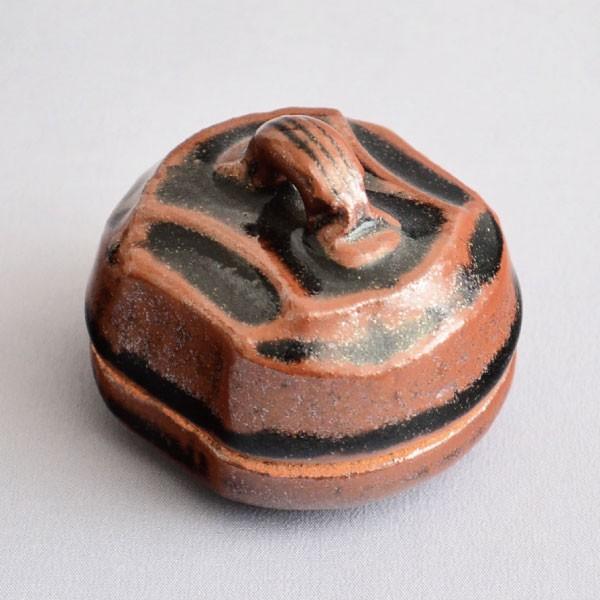 香合 茶道具 松本鉄山 作 古瀬戸ハジキ香合 : 茶道具専門店 (有)菊池