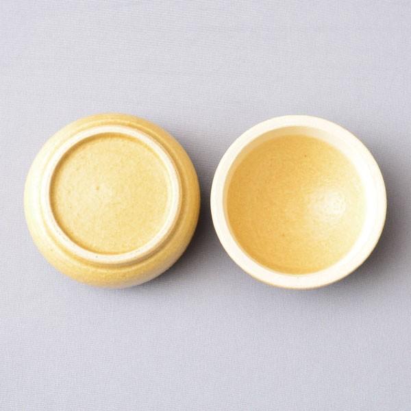 茶道具　黄瀬戸　宝珠香合　時代箱　V　7206 香合 茶道具 加藤陽山 作 黄瀬戸宝珠香合 : 茶道具専門店 (有