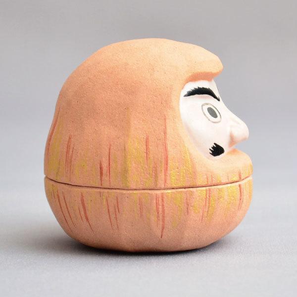 香合 茶道具 中村良二 作 達磨香合 : 茶道具専門店 (有)菊池商店