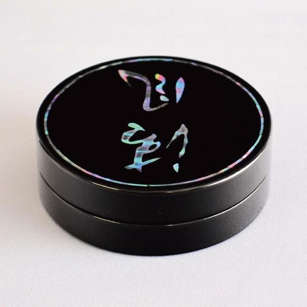 香合 茶道具 斉藤宗慎 作 青貝入 清風香合 : 茶道具専門店 (有)菊池