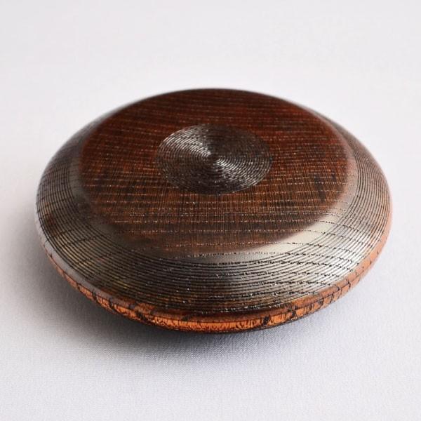 香合 茶道具 神代欅 摺漆 千筋香合 : 茶道具専門店 (有)菊池商店