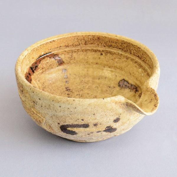 御菓子鉢 茶道具 川本了生 作 美濃伊賀 片口鉢