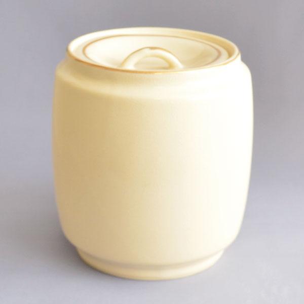 水指 茶道具 加藤昌山 作 仁清扇面草花水指 : 茶道具専門店 (有)菊池