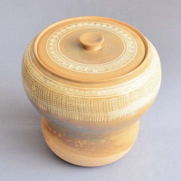 水指 茶道具 駕洛窯 御本三島箪瓢水指 : 茶道具専門店 (有)菊池商店