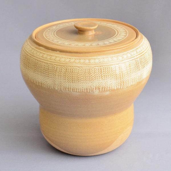 水指 茶道具 駕洛窯 御本三島箪瓢水指 : 茶道具専門店 (有)菊池商店