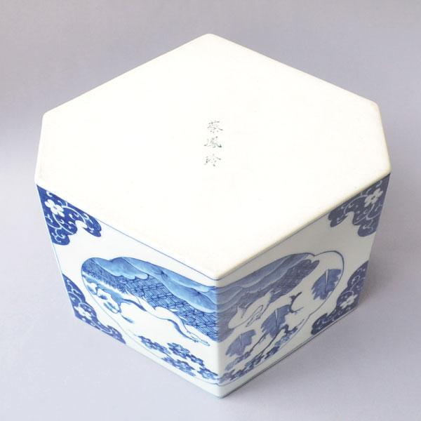 水指 茶道具 蔡鳳玲 作 祥瑞菱馬水指 : 茶道具専門店 (有)菊池商店