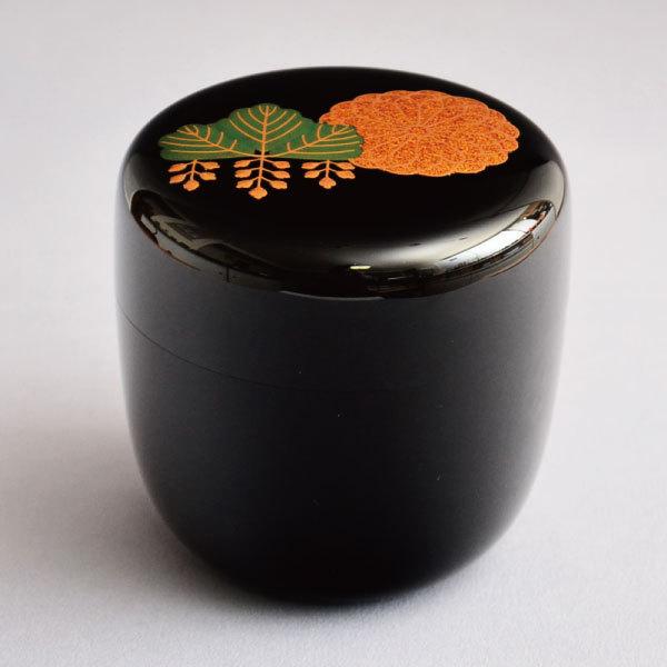 茶道具 棗 筑城筑良作 高台寺蒔絵大棗 木製・本漆塗・切合口 茶道具 棗 筑城筑良作 高台寺蒔絵大棗 木製・本漆塗・切合口