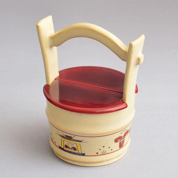 茶道具 棗 昭山窯 赤膚焼 奈良絵 手桶茶器 : 茶道具専門店 (有)菊池