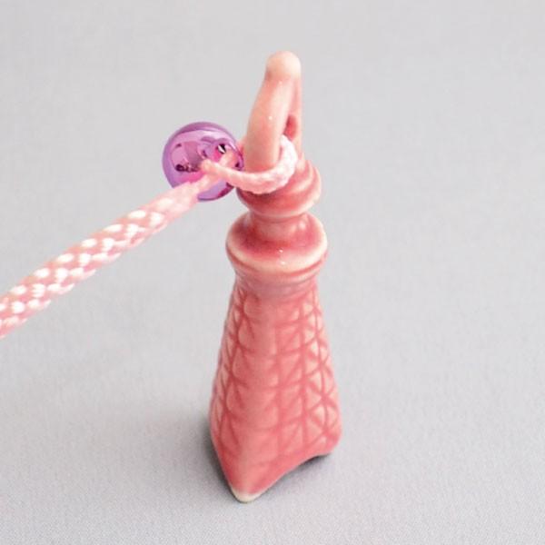 東京スカイツリー(R) 根付 江戸紫 磁器製 オフィシャルグッズ : 茶道具