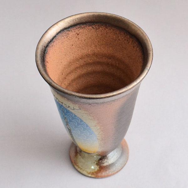 東京スカイツリー(R) ビアカップ 金彩備前 : 茶道具専門店 (有)菊池