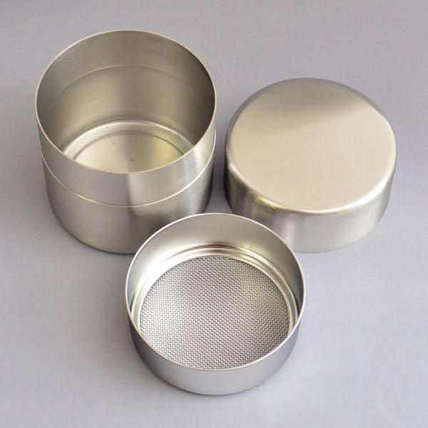 水屋道具 茶道具 抹茶篩 大サイズ（P.C.製茶上合・竹ヘラ付） : 茶道具