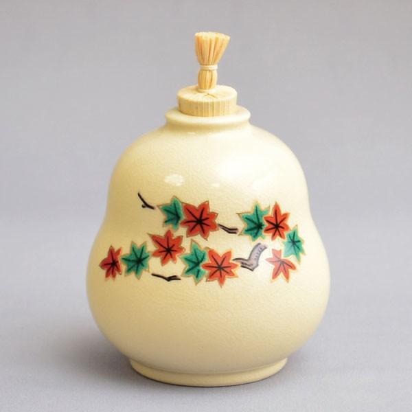 茶箱用茶碗 茶道具 加藤昌山 作 茶箱用 扇面草花紋茶碗 三点セット