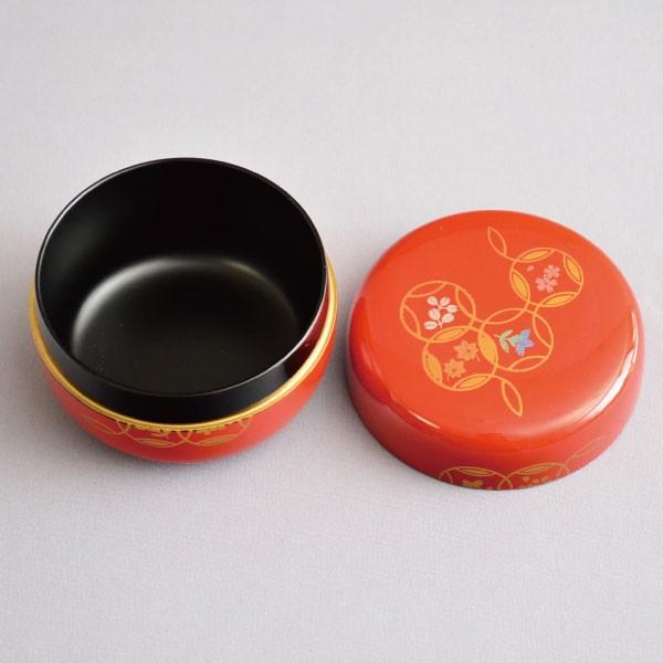 茶箱用棗 茶道具 P.C.製 茶箱用 朱塗七宝蒔絵棗 三点セット : 茶道具