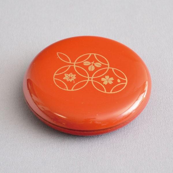 茶箱用棗 茶道具 P.C.製 茶箱用 朱塗七宝蒔絵棗 三点セット : 茶道具