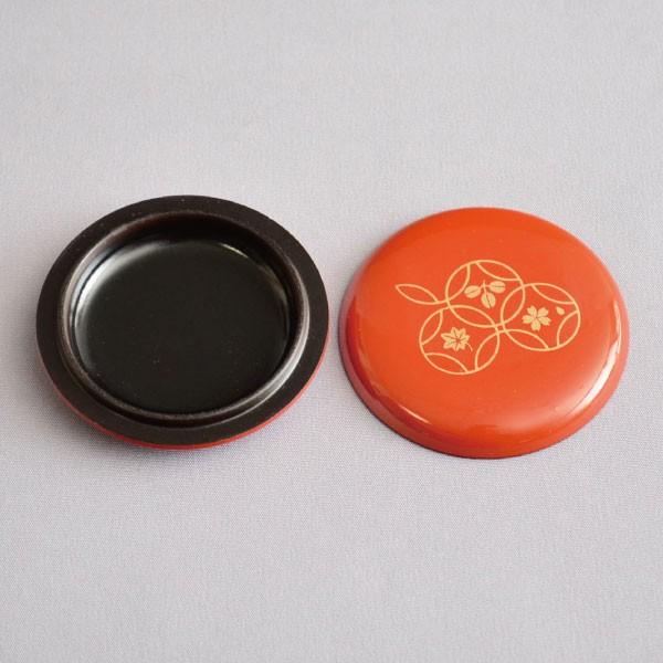 茶道具　茶入　棗　３点セット 茶器/茶道具 茶箱用三点セット 塗物（塗り物）】 溜塗り 無地 棗 香合