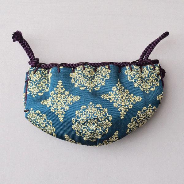 茶入 茶道具 内海茶入 稜華文錦(龍村裂・正絹仕覆・長緒) : 茶道具専門