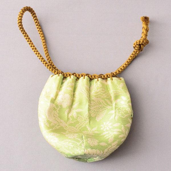 茶入 茶道具 胴締め手茶入 花鳥文紹巴(正絹仕覆) : 茶道具専門店