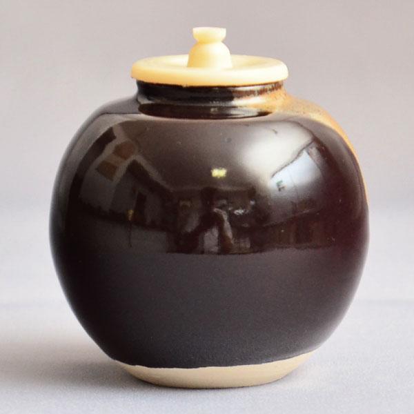茶道具　玉領作　茶入　仕覆付　共箱　V　5723 茶道具 玉領作 茶入 仕覆付 共箱 V 5723の通販はau PAY マーケット
