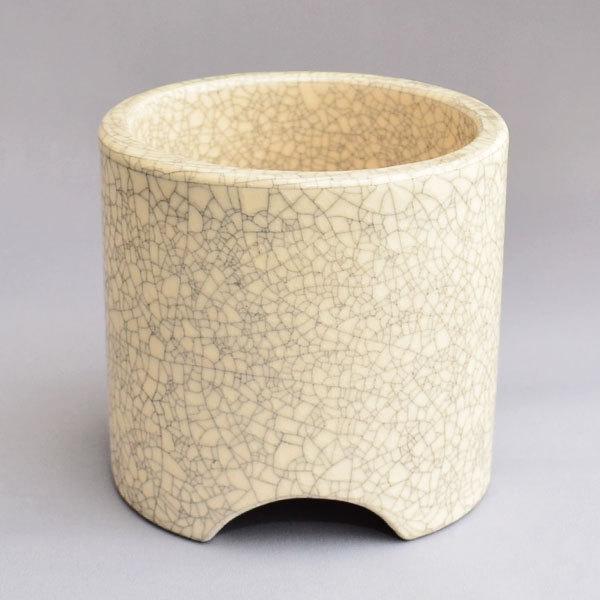 火入 茶道具 松楽窯 白楽貫入火入 : 茶道具専門店 (有)菊池商店 - 通販