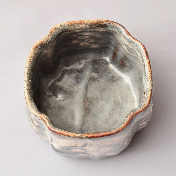 火入 茶道具 玉山窯 木瓜形 鼠志野火入 : 茶道具専門店 (有)菊池