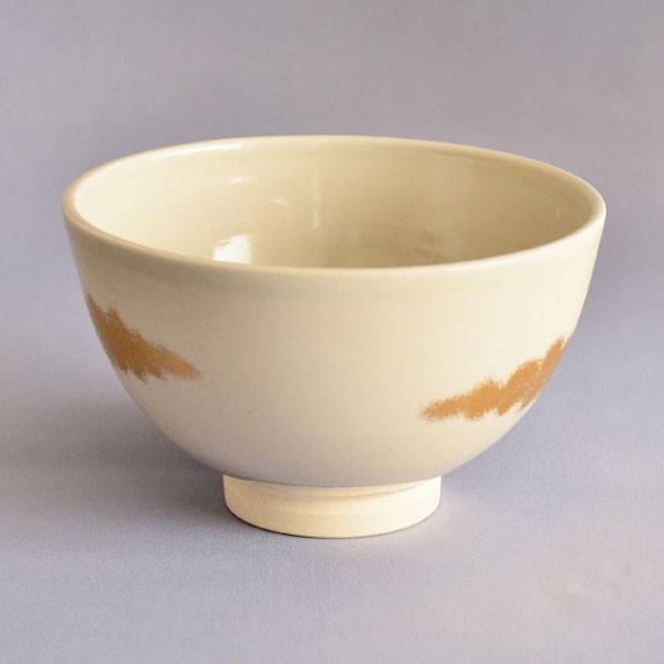 茶碗 茶道具 陽炎園 岩崎新定 作 膳所焼 色絵 京の町茶碗 茶碗 茶道具 陽炎園 岩崎新定 作 膳所焼 色絵 京の町茶碗