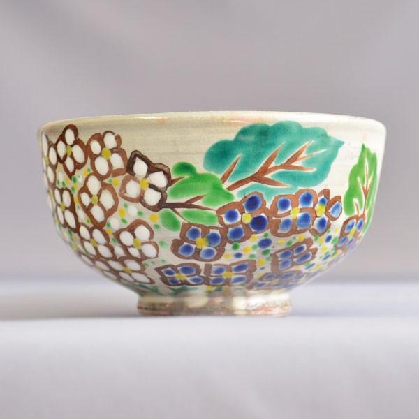 送料込【逢絢亭・新品】茶道具 茶碗 京焼 乾山 紫陽花寺 内黒塗 壱休窯 共箱 送料込【逢絢亭・新品】茶道具 茶碗 京焼 乾山 紫陽花寺 内黒塗