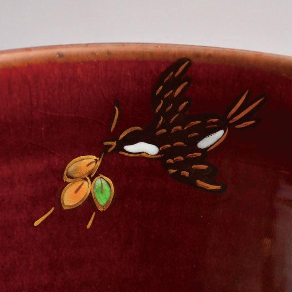 茶碗 茶道具 北川竹久 作 稲穂に雀茶碗 : 茶道具専門店 (有)菊池商店