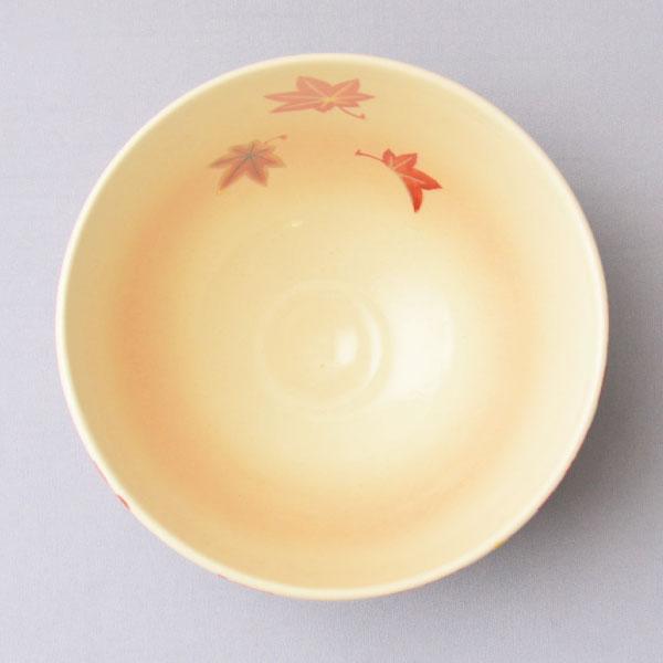 茶碗 茶道具 山川司 作 仁清紅葉茶碗 : 茶道具専門店 (有)菊池商店