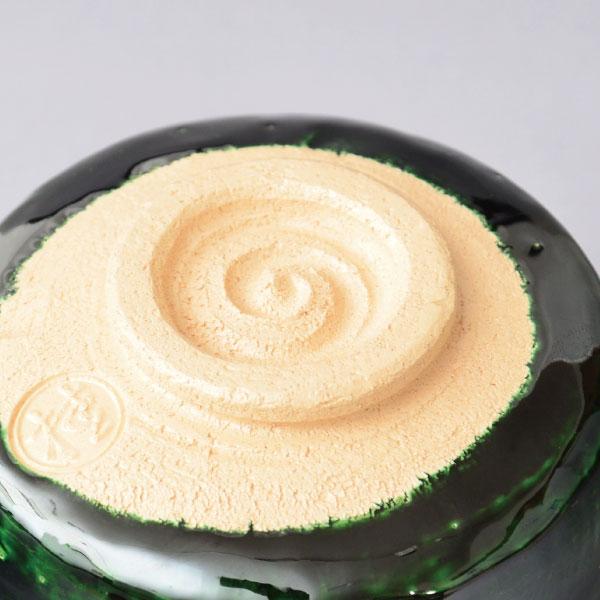 茶道具 茶碗 大野桂山 作 青楽竹茶碗(内 香炉釉) : 茶道具専門店 (有