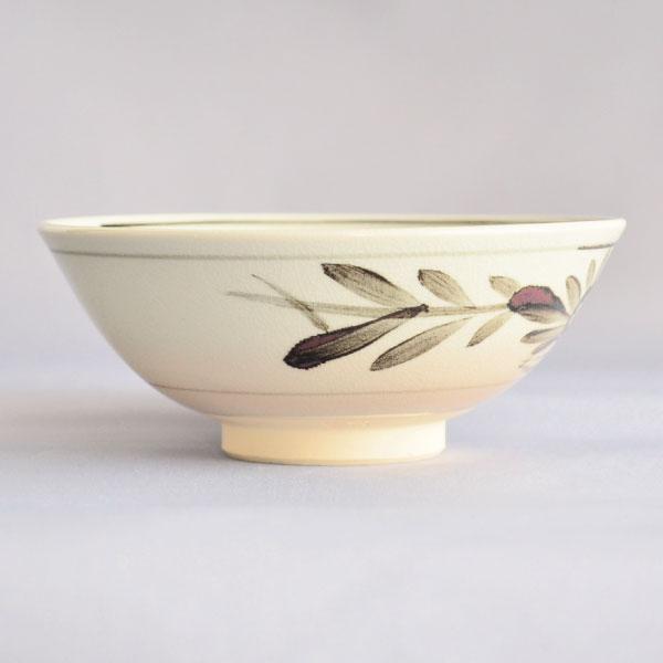 茶碗 茶道具 加藤郷山 作 鉄絵唐草 平茶碗 : 茶道具専門店 (有)菊池