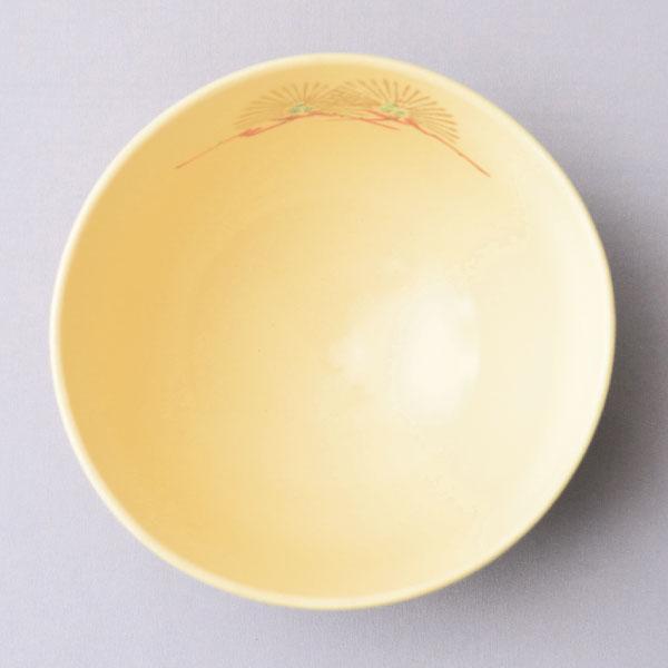 茶碗 茶道具 小栗靖芳 作 金彩色絵松鶴 茶碗 : 茶道具専門店 (有)菊池