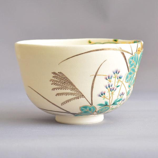 茶碗 茶道具 木全翁楽 作 秋草に赤蜻蛉茶碗 : 茶道具専門店 (有 茶碗 茶道具 木全翁楽 作 秋草に赤蜻蛉茶碗 : 茶道具専門店 (有