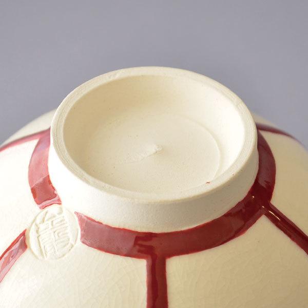 茶碗 茶道具 三代 山川巌 作 六角雪洞形 色絵桜茶碗 : 茶道具 茶碗 茶道具 三代 山川巌 作 六角雪洞形 色絵桜茶碗 : 茶道具