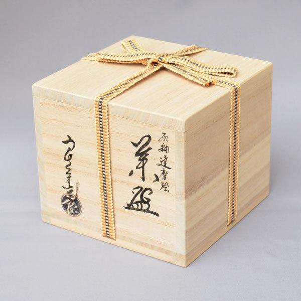 茶碗 茶道具 中村良二 作 灰釉達磨絵 耳付茶碗 七転び八起き : 茶道具