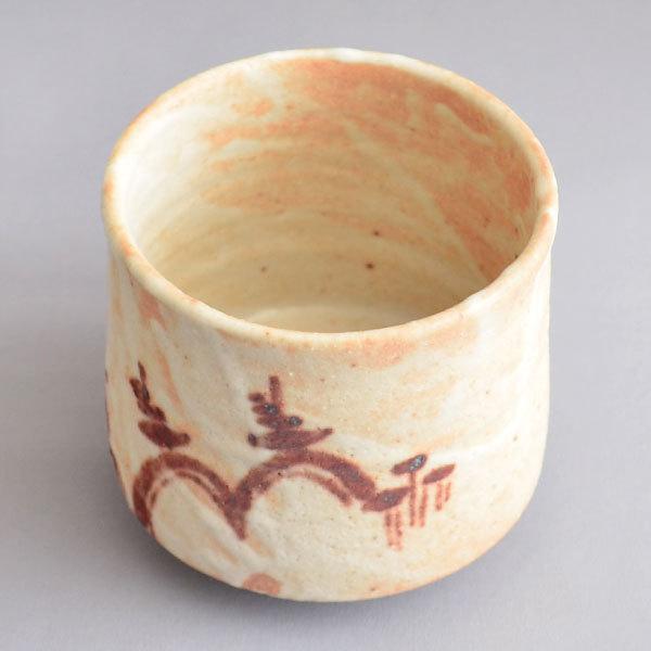 茶碗 茶道具 田中源彦 作 玉川写 志野筒茶碗 : 茶道具専門店 (有)菊池