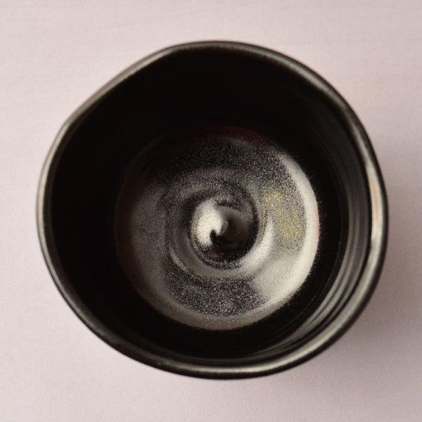茶碗 茶道具 田中源彦 作 冬枯写 黒織部筒茶碗 : 茶道具専門店 (有