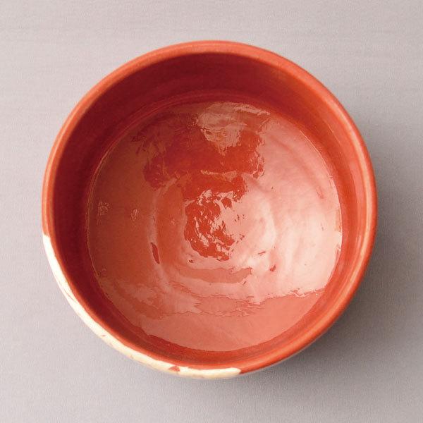 茶道具 茶碗 川嵜和楽 作 赤楽大根の絵茶碗 : 茶道具専門店 (有)菊池