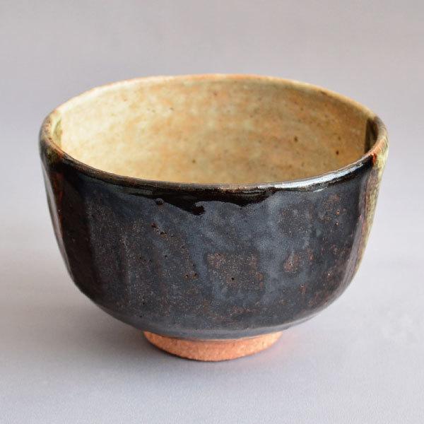 茶碗 茶道具 中村良二 作 灰釉掛分鷺草絵茶碗 : 茶道具専門店 茶碗 茶道具 中村良二 作 灰釉掛分鷺草絵茶碗 : 茶道具専門店
