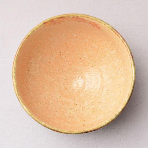 茶碗 茶道具 中村良二 作 灰釉紅葉絵茶碗 : 茶道具専門店 (有)菊池商店