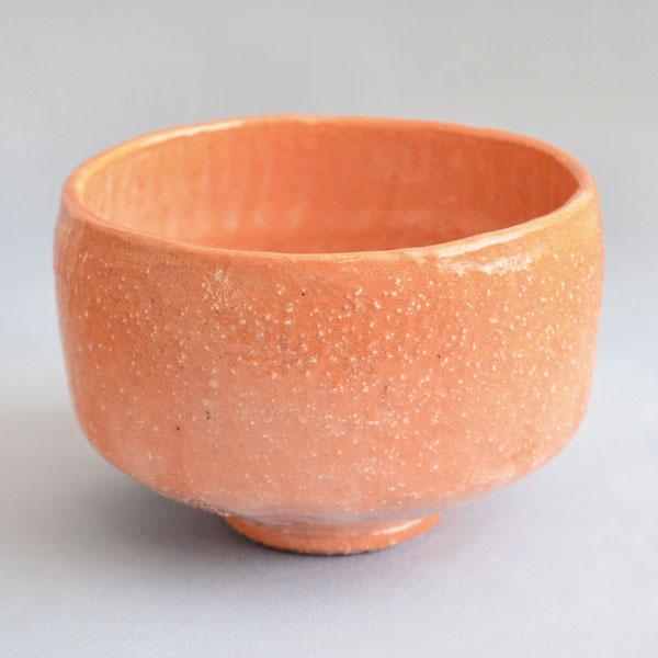 茶碗 茶道具 佐々木昭楽 作 長次郎 一文字写 赤楽茶碗(大徳寺黄梅院