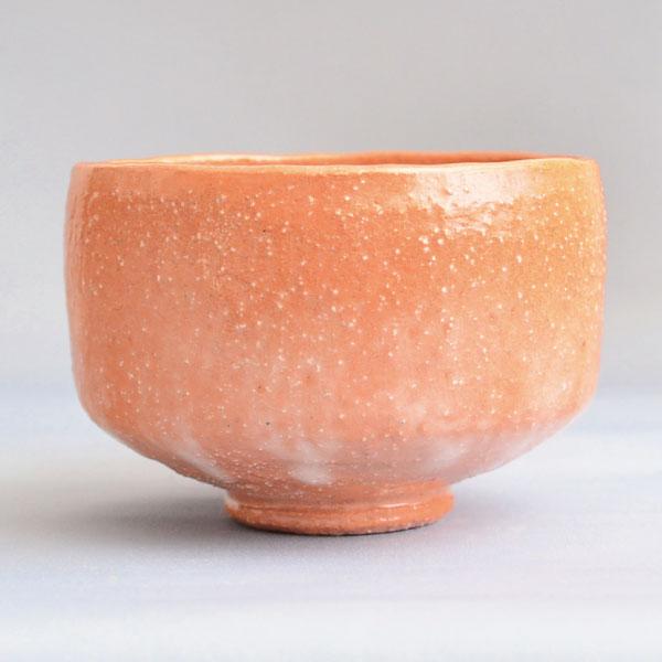 茶碗 茶道具 佐々木昭楽 作 長次郎 一文字写 赤楽茶碗(大徳寺黄梅院