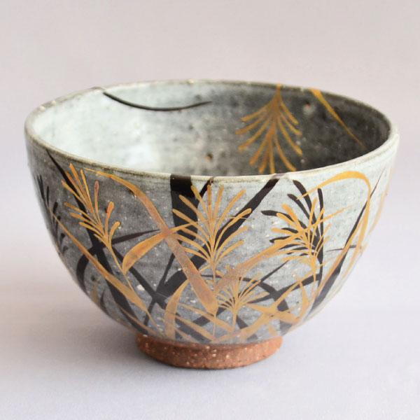 茶碗 茶道具 杉田祥平作 色絵 乾山尾花画 茶碗 : 茶道具専門店 (有