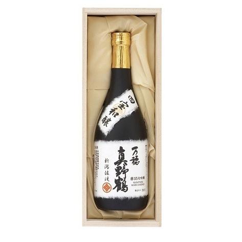 真野鶴　特選大吟醸　万穂（まほ）　（桐箱入）容量720ml｜sadonosake-ito