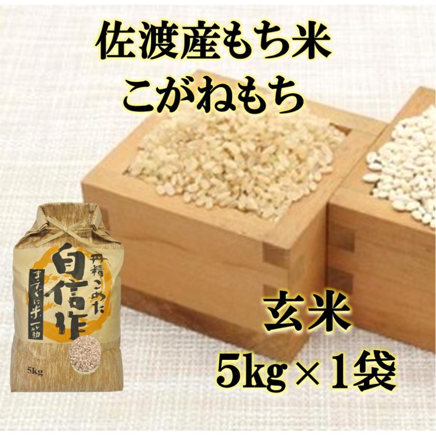 令和7年産】佐渡産もち米 こがねもち 玄米5kg×1袋 : 佐渡の酒.com 