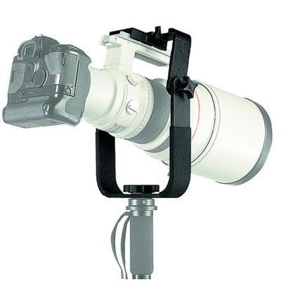 Manfrotto（マンフロット） 望遠レンズ用一脚ブラケット 393 : サエダ